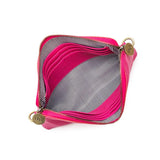 Black Caviar Design KIARA CROSSBODY/CLUTCH- FUCHSIA