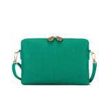 Black Caviar Design KIARA CROSSBODY/CLUTCH- GREEN