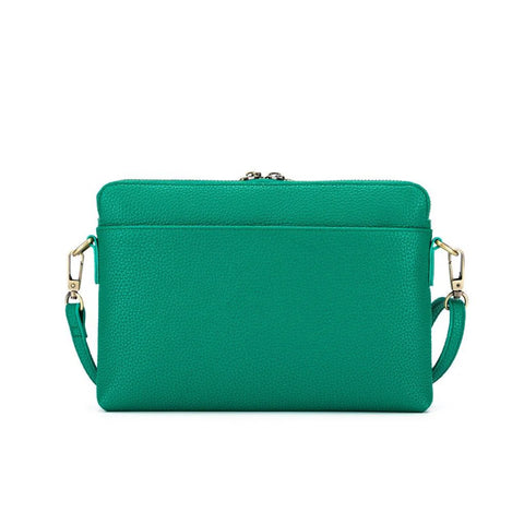 Black Caviar Design KIARA CROSSBODY/CLUTCH- GREEN