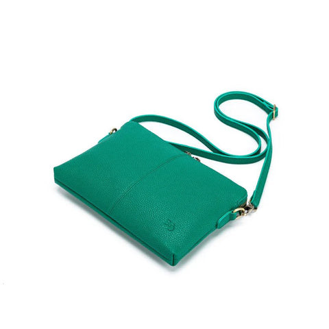 Black Caviar Design KIARA CROSSBODY/CLUTCH- GREEN