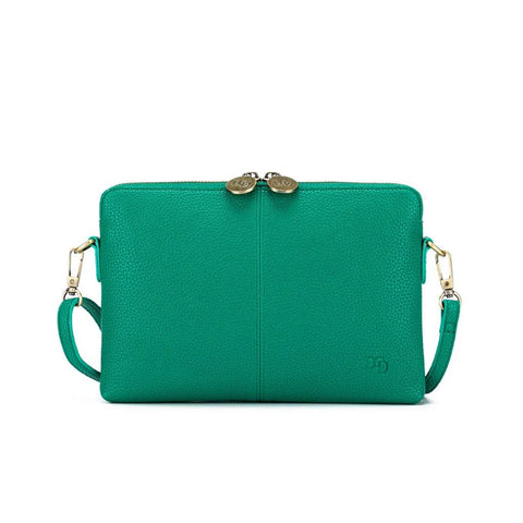 Black Caviar Design KIARA CROSSBODY/CLUTCH- GREEN