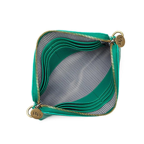 Black Caviar Design KIARA CROSSBODY/CLUTCH- GREEN