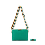 Black Caviar Design KIARA CROSSBODY/CLUTCH- GREEN