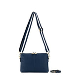 Black Caviar Design KIARA CROSSBODY/CLUTCH- NAVY