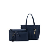 Black Caviar Designs- Tara Navy 3 Piece Handbag Set