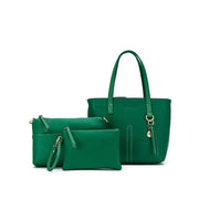 Black Caviar Designs- Tara Green 3 Piece Handbag Set