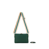 Black Caviar Design KIARA CROSSBODY/CLUTCH- FOREST GREEN