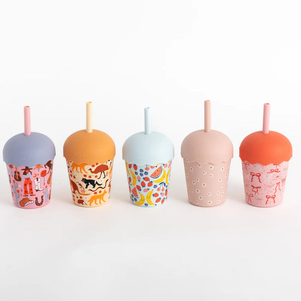 Aussie Animals Mini Smoothie Cup & Straw 200ml