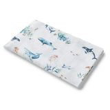 Snuggle Hunny -Ocean Organic Muslin Wrap