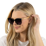 SOEK-BELLA MIDNIGHT l Black Gradient Lens l Wooden Arms