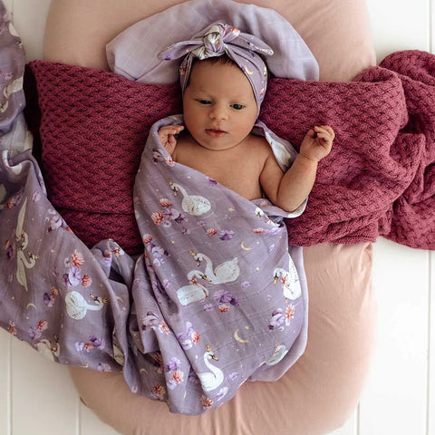 Swan Lake Organic Muslin Wrap