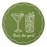 Happy Hour Ceramic Coaster Assorted
