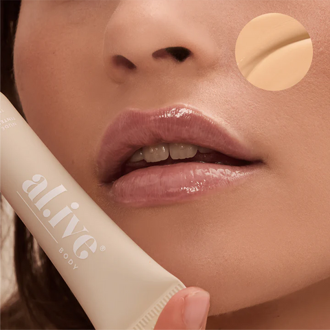 al.ive body ttinted lip butter - nude coconut