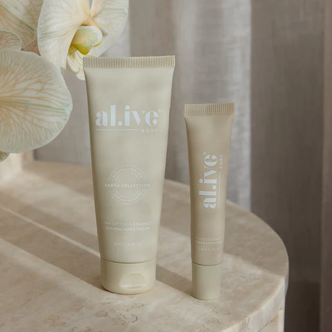 al.ive body ttinted lip butter - nude coconut