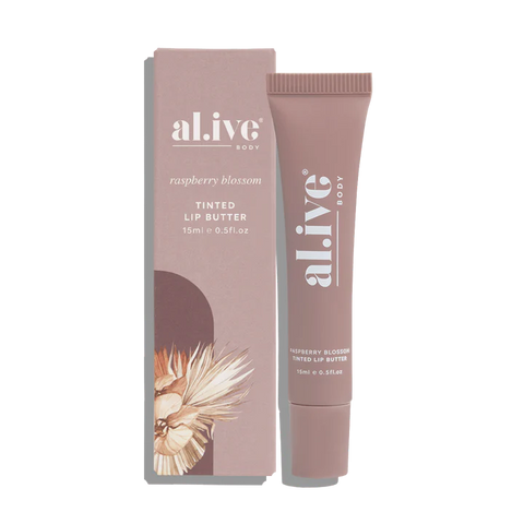 al.ive body tinted lip butter - raspberry blossom