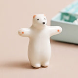 Lisa Angel- Tiny Matchbox Ceramic Bear Token