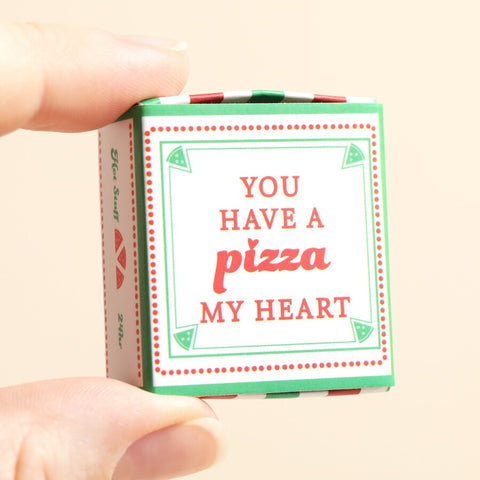 Lisa Angel-Tiny Matchbox Ceramic Pizza Token