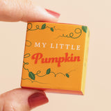 Tiny Matchbox Ceramic Pumpkin Token
