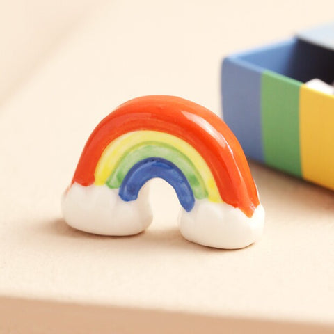 Lisa Angel-Tiny Matchbox Ceramic Rainbow Token