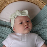 Honey Dew Ribbed Organic Topknot