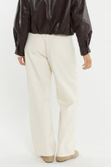 Nuala Wide Leg Jean Parchment