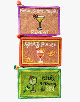 Zoda 'Spritz Please' Beaded Clutch