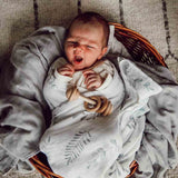 Snuggle Hunny Wild Fern I Organic Muslin Wrap