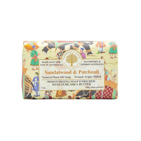 Wavertree & London Australia-Soap Bar- Sandalwood & Patchouli