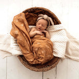 Snuggle Hunny Bronze Palm Organic Muslin Wrap