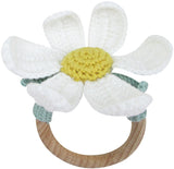 Albetta Crochet Daisy Ring Rattle