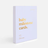 Fox & Fallow Baby Milestone Cards Powder Blue