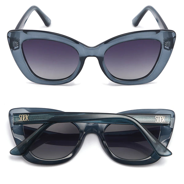 SOEK-EDEN Indigo l 100% Plant Based Frame l Smoky Polarised Lens