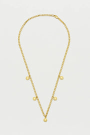 Estella Bartlett- Multi Sun Charm Necklace - Gold