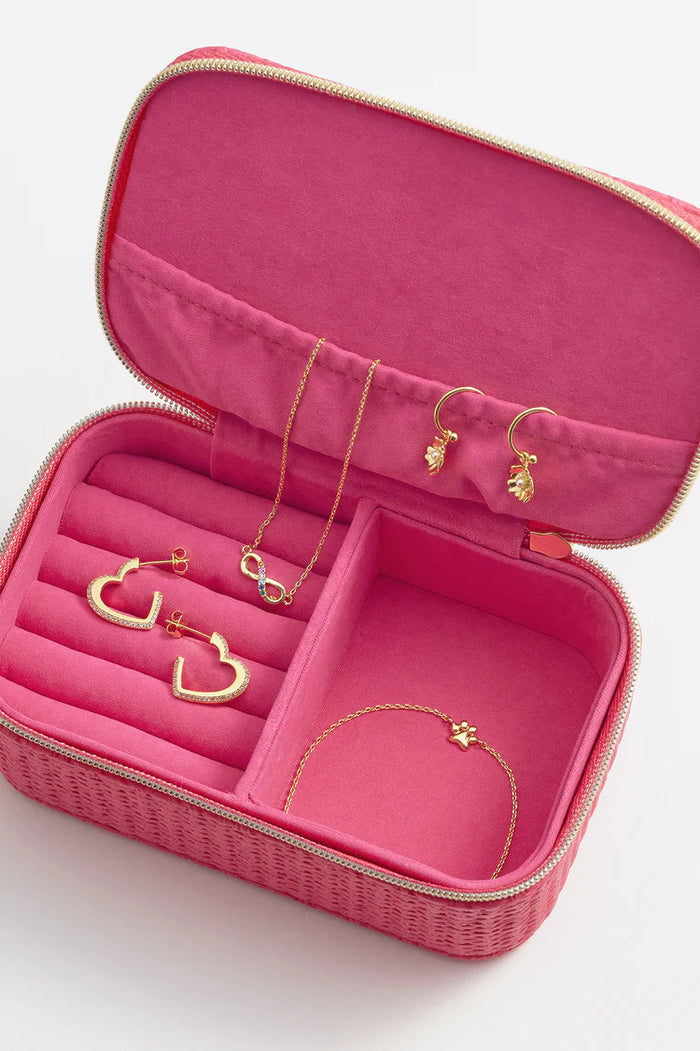 Estella Bartlett-Mini Jewellery Box- Bright Pink