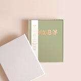 Fox & Fallow-Mini Baby Book Sage Boxed