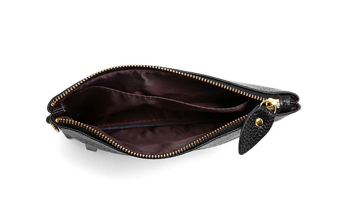 Blanche-Leather small crossbody pouch
