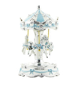 CAROUSEL RESIN CONEY- MUSIC-BLUE