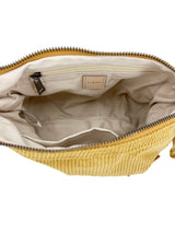 Trifine Corduroy Crossbody Bag - Mustard
