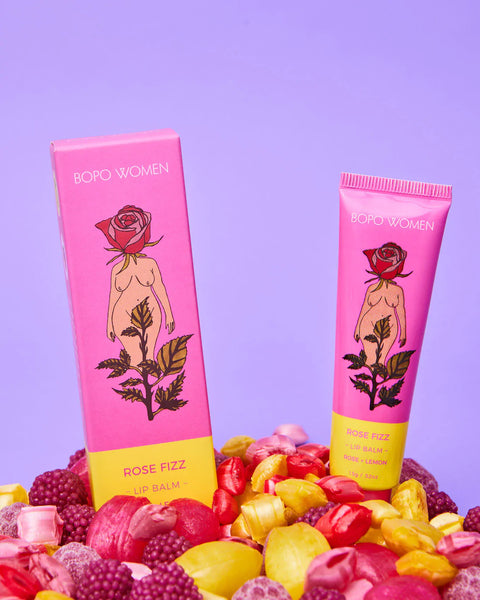 BOPO WOMEN-Rose Fizz Lip Balm-15g