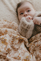 Fox & Fallow Sweet Pea Organic Muslin Wrap Swaddle