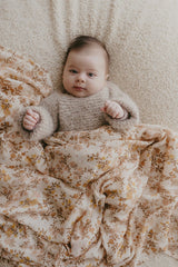 Fox & Fallow Sweet Pea Organic Muslin Wrap Swaddle