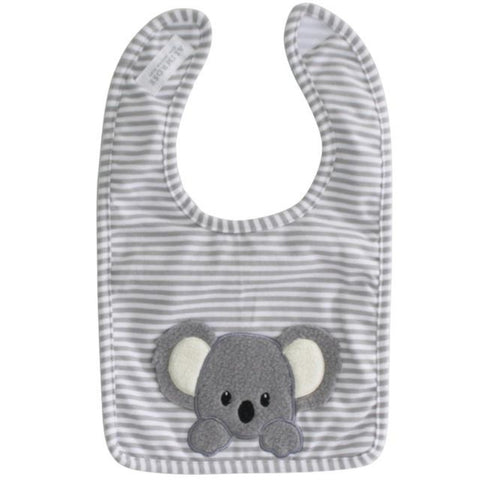 Alimrose Baby Koala Bib Grey