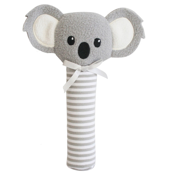 Alimrose -Baby Koala Squeaker Grey Stripe