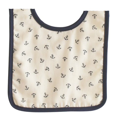 Alimrose- Bib -Navy Anchor