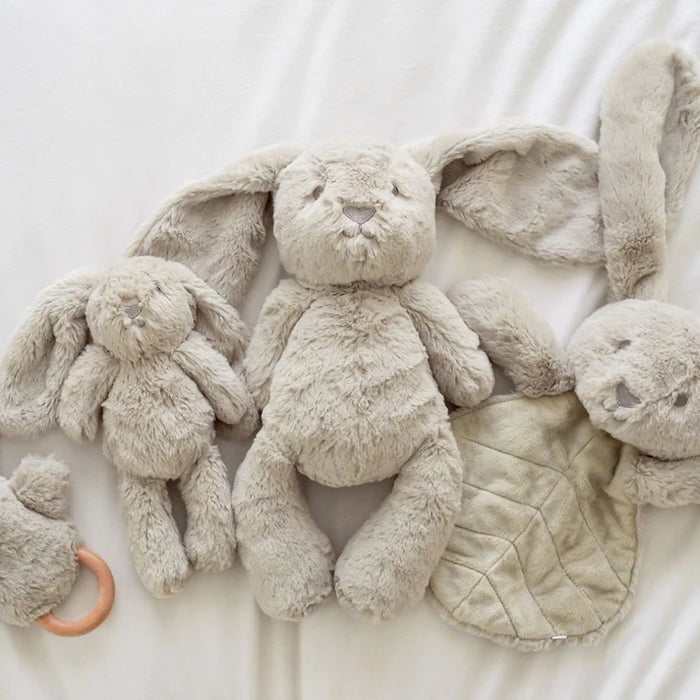 OB Deigns Oatmeal Bunny Stuffed Animal | Plush Toy | Ziggy Bunny Huggie