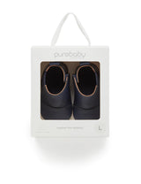 Pure Baby-Leather Chelsea Booties-Navy
