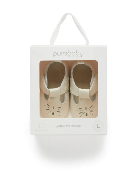 Pure Baby-Leather Eyelet T-Bars
