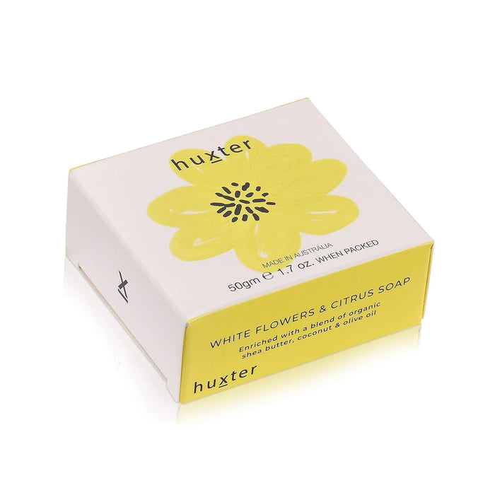 Huxter-Mini Boxed Guest Soap - Pale Yellow-Flowers & Citrus