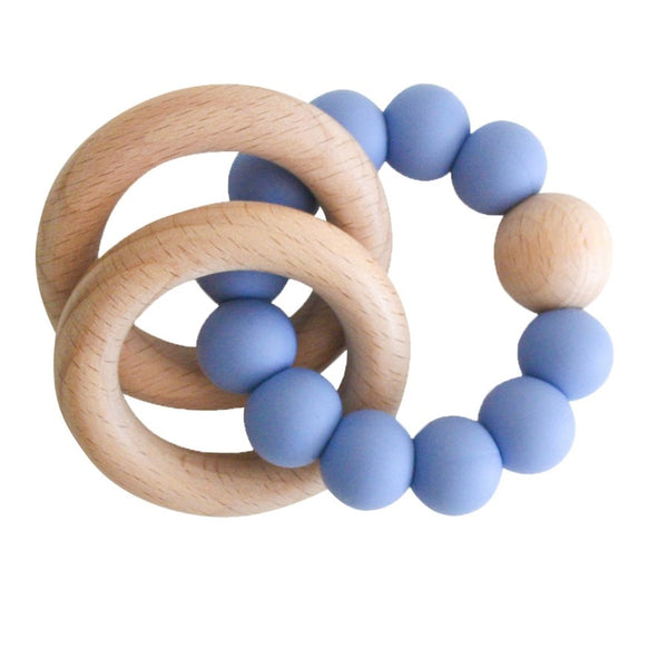 Alimrose Beechwood Teether Rings Set