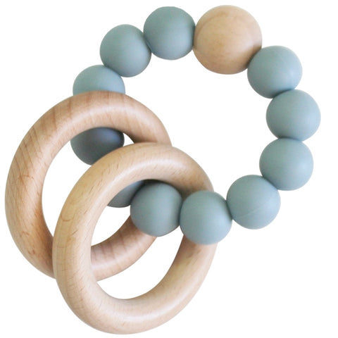 Alimrose Beechwood Teether Rings Set